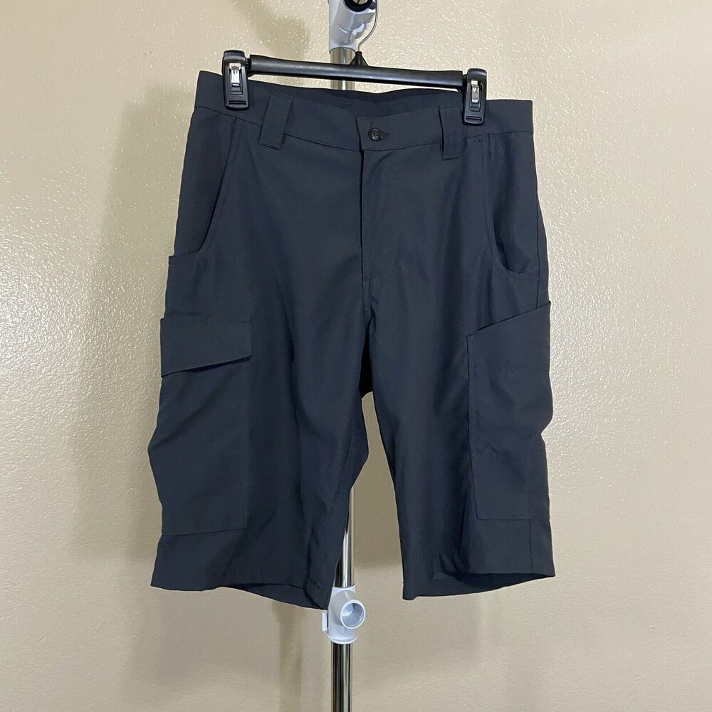 Design Collective by Cintas Cargo Shorts Mens 30RG Gray Slacks Work Uniform